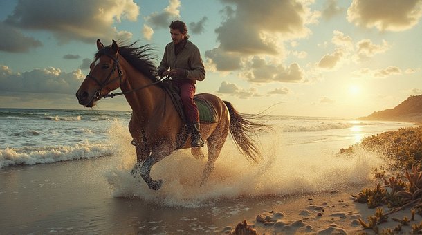Free Rider Horse photo and picture