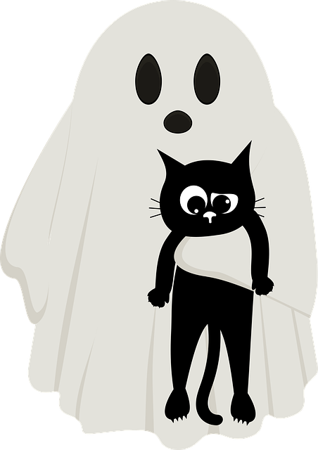 Download free HD stock image of Ghost Cat Free ghost cat cartoon vector