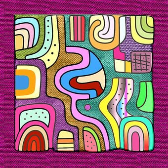 Free Abstract Colourful illustration and picture