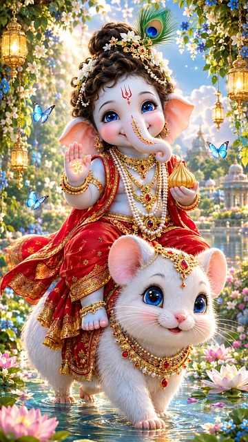 Ganesha, Hinduisme, Herre, Statue