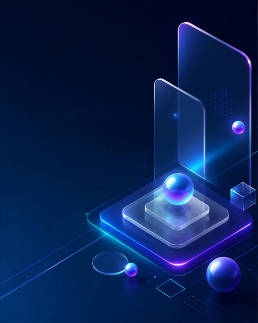 Teknologi, Glasdesign, Neonlys, Platform