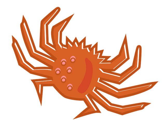 Free crab cartoon crab nature vector