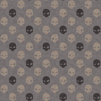 Schedels, Halloween, Digitaal Papier