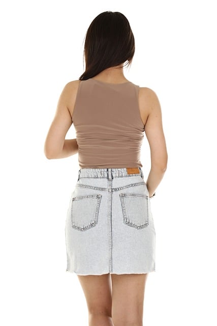 Free Fashion Denim Skirt photo and picture