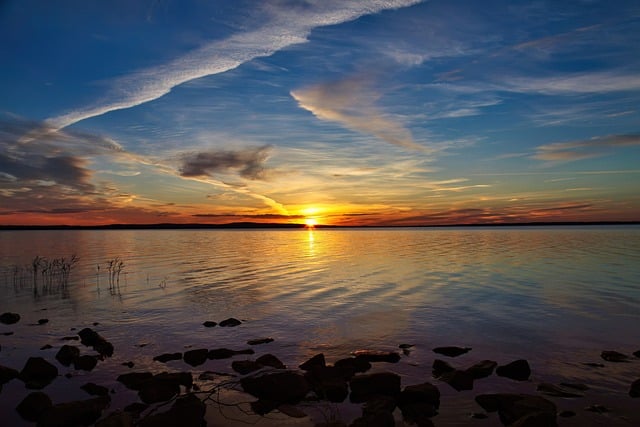 Free Sunset Sea photo and picture