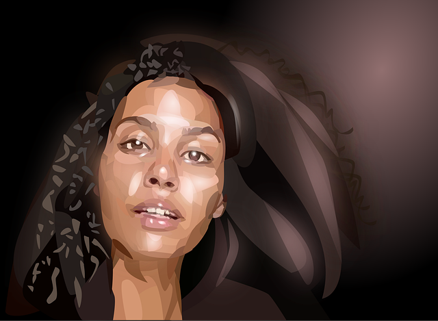 Free Woman Portrait vector and picture