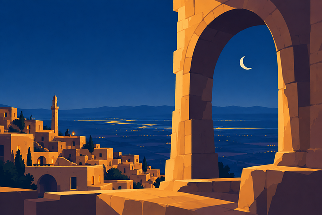 Free mardin turkey architecture illustration