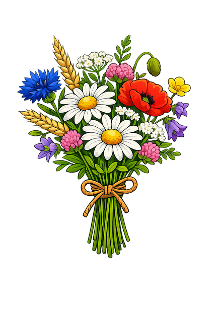Free Bouquet Wildflowers illustration and picture