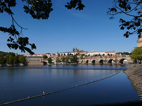 Free River Charles Bridge photo and picture