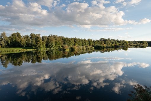 Free River Clouds photo and picture