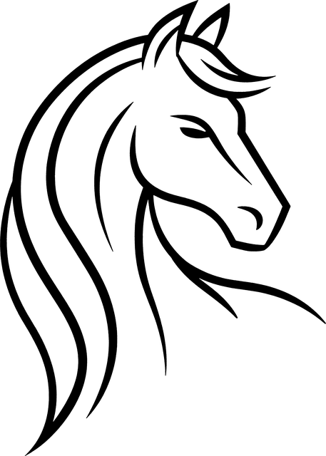 Cabeça De Cavalo, Minimalista, Retrato