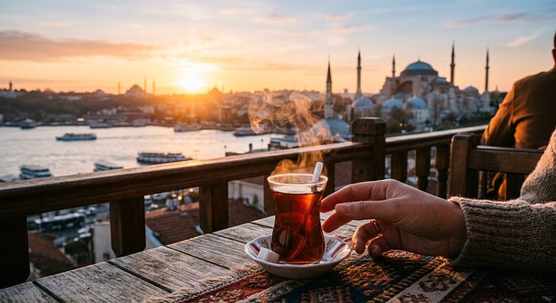 Free Turkish Tea Tulip Glass illustration and picture