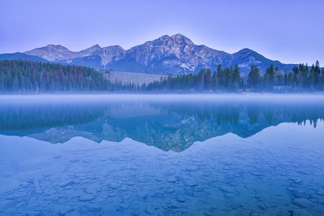 Berge, See, Spiegelung, Natur
