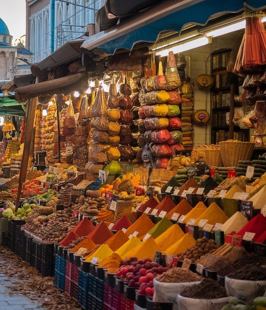 Bazar, Especiarias, Colorido, Mercado