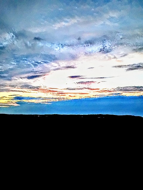 Natur, Himmel, Landschaft, Dämmerung