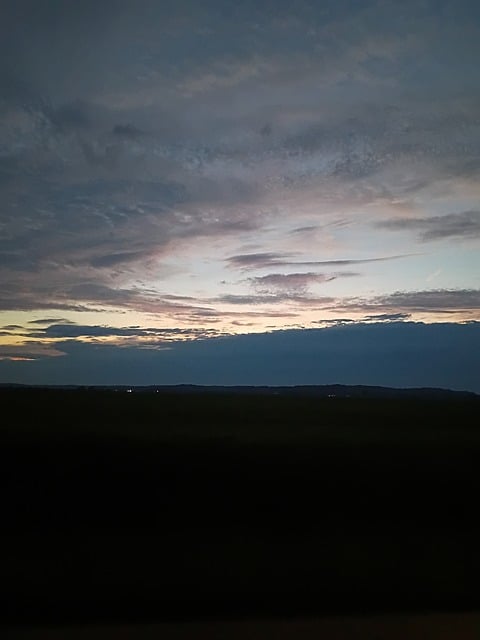 Sonnenuntergang, Abendhimmel, Dämmerung