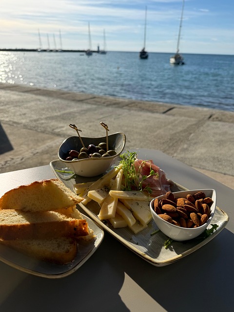 Antipasti, Meer, Schiff, Bucht, Oliven