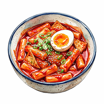 Free Tteokbokki Spicy vector and picture