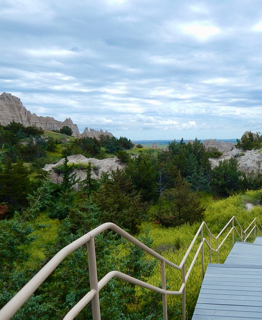 Wandern, Schritte, Treppe, Architektur