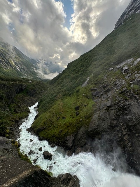 Free Mountain Waterfall photo and picture