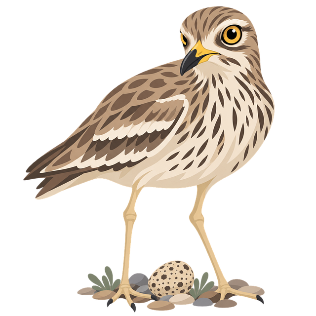 Free stone curlew curlew bird ground bird vector