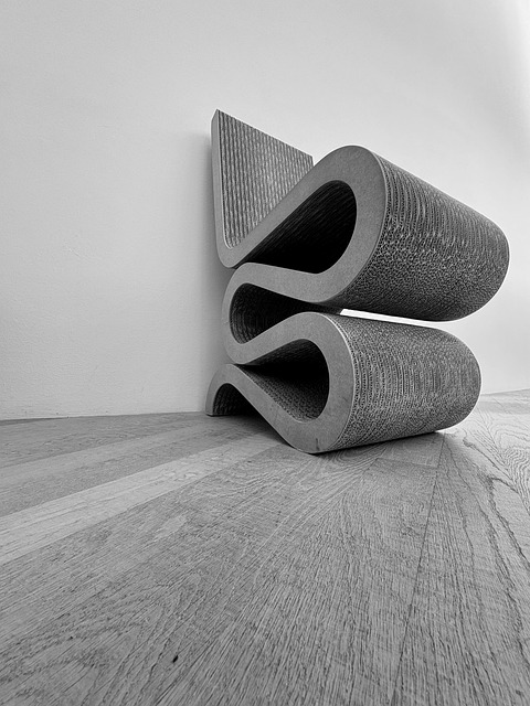 Křeslo, Karton, Vlnité, Design, Moderní