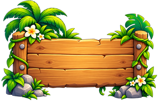 Free Wooden Background Tropical Vegetation illustration and picture