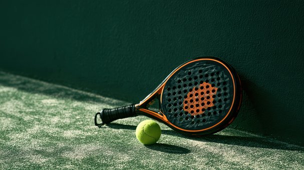 Padelracket, Padelball, Kunstgress, Gul