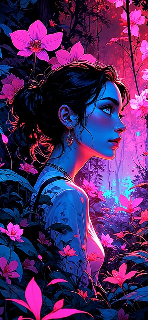 Free Fantasy Artistic Portrait illustration and picture
