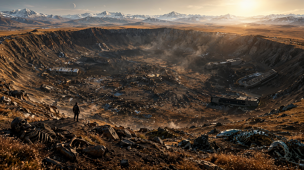 Free Sci-Fi Crater illustration and picture