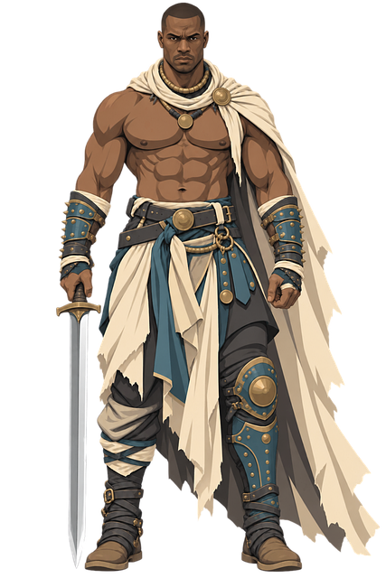 Free Desert Warrior Fantasy Warrior vector and picture