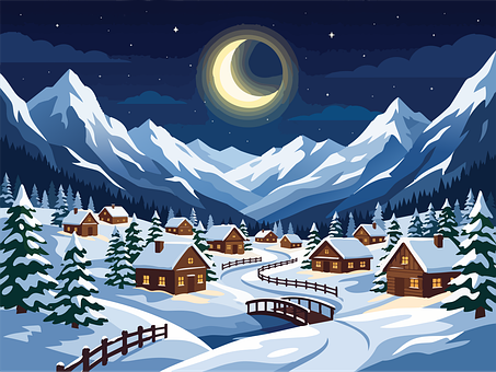 Free Pixel Art Winter vector and picture