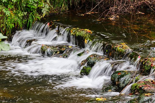 Arroyo, Cascada, Agua Corriente