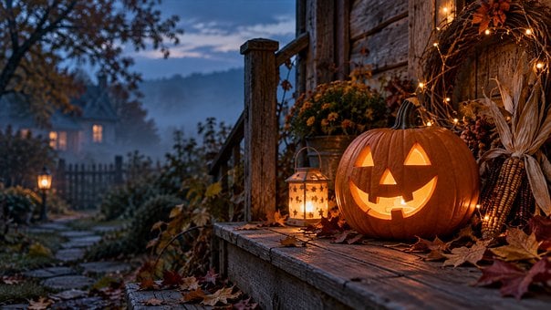 Free Pumpkin Scarecrow illustration and picture