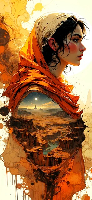 Free Art Woman illustration and picture