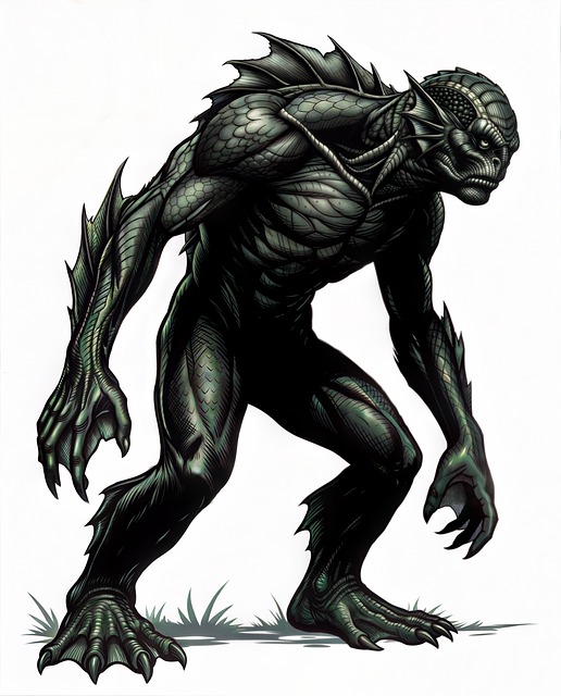 Free Swamp Creature Fantasy Creature illustration and picture