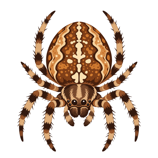 Free Orb-Weaver Spider vector and picture
