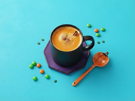 Halloween, Latte De Abóbora, Café