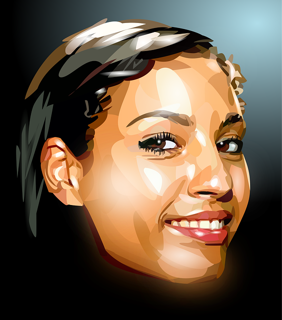 Free Woman Portrait vector and picture