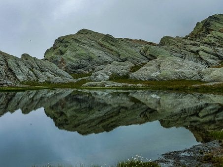 Lago, Natureza, Montanhas, Tirol Do Sul