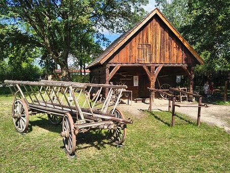 Free Open-Air Museum Historic Wagons photo and picture
