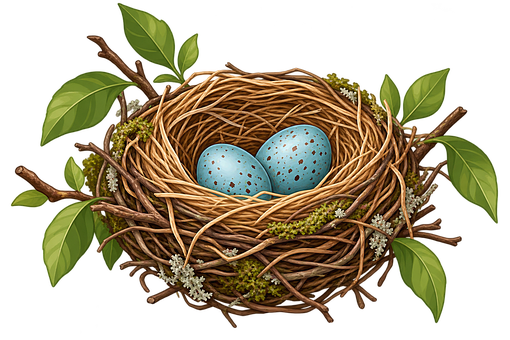 Free Nest Eggs illustration and picture