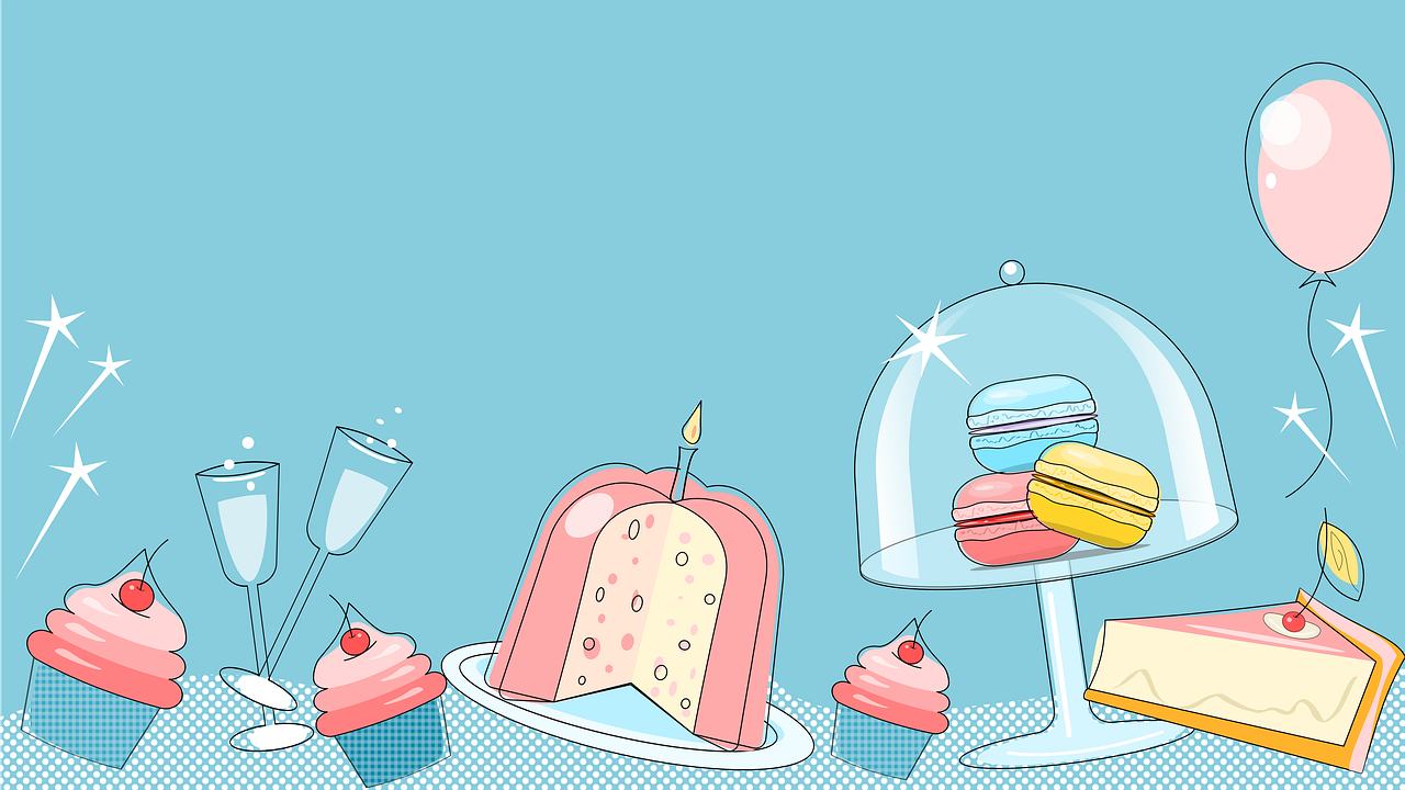 Free food cakes cupcakes illustration
