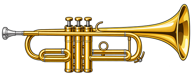 Free trumpet brass instrument musical instrument illustration