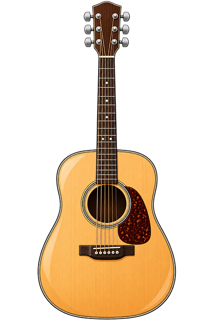 Free Guitar Acoustic illustration and picture