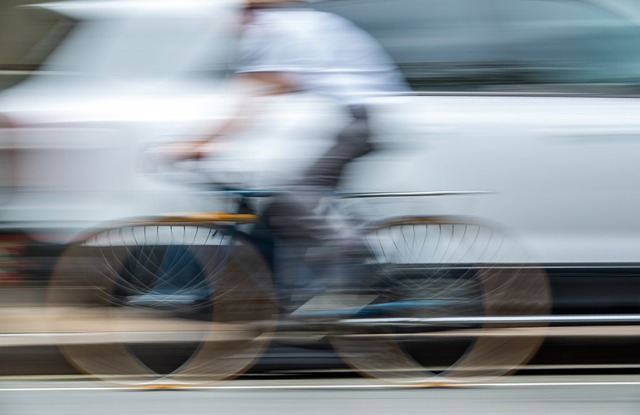 Free Blurred Bicycle photo and picture