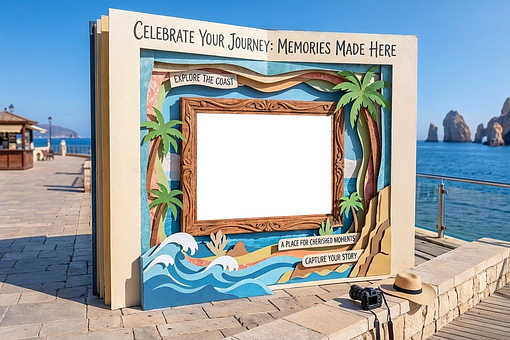 Cadru, Ocean, Carte, Memorie, Fotografie