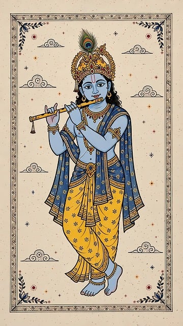 Señor, Krishna, Flauta, Bansuri