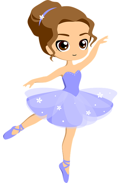 Free ballerina ballet dance illustration