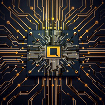 Free Chip Circuit illustration and picture